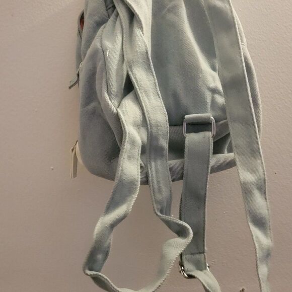 Unisex Kids Multicolor Striped Adjustable Strap Outer Pockets Backpack Rainbow - Picture 3 of 11